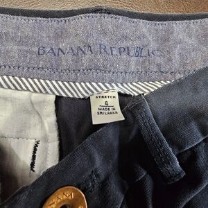 Banana Republic Women's Navy Pants, Weekend Chino